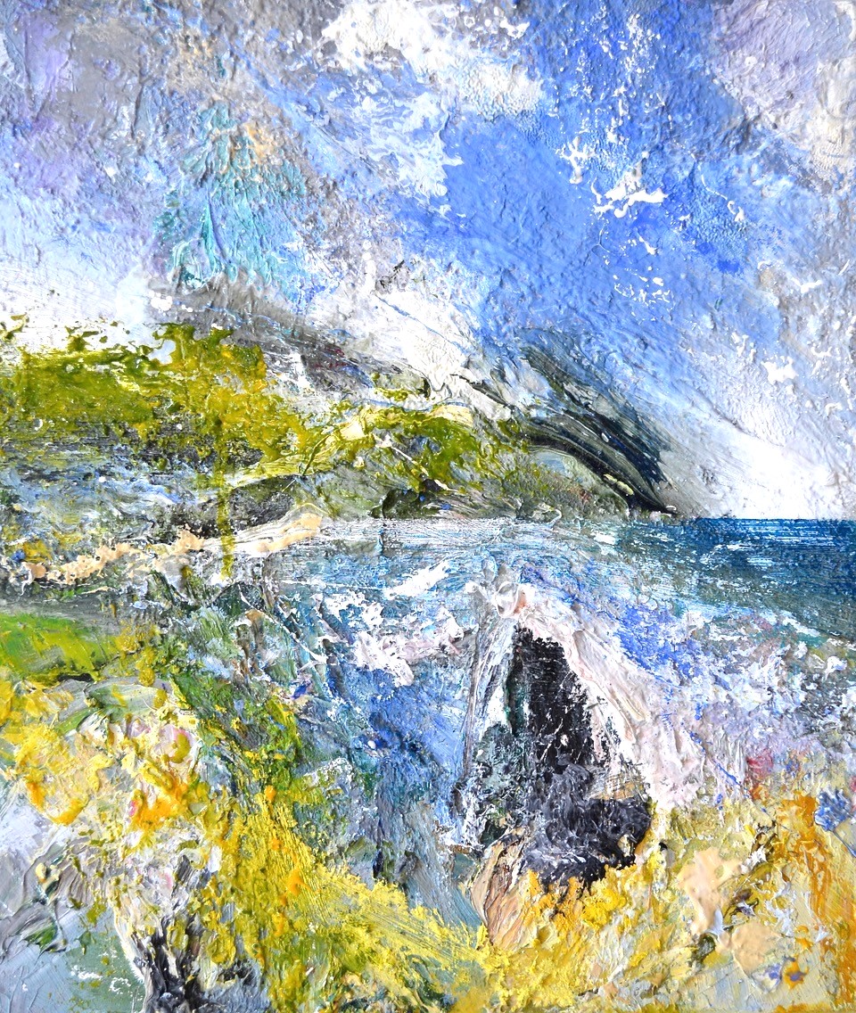 'Coastal Path, Above the Stack, Headland' by artist Matthew Bourne